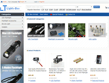 Tablet Screenshot of lights-box.com